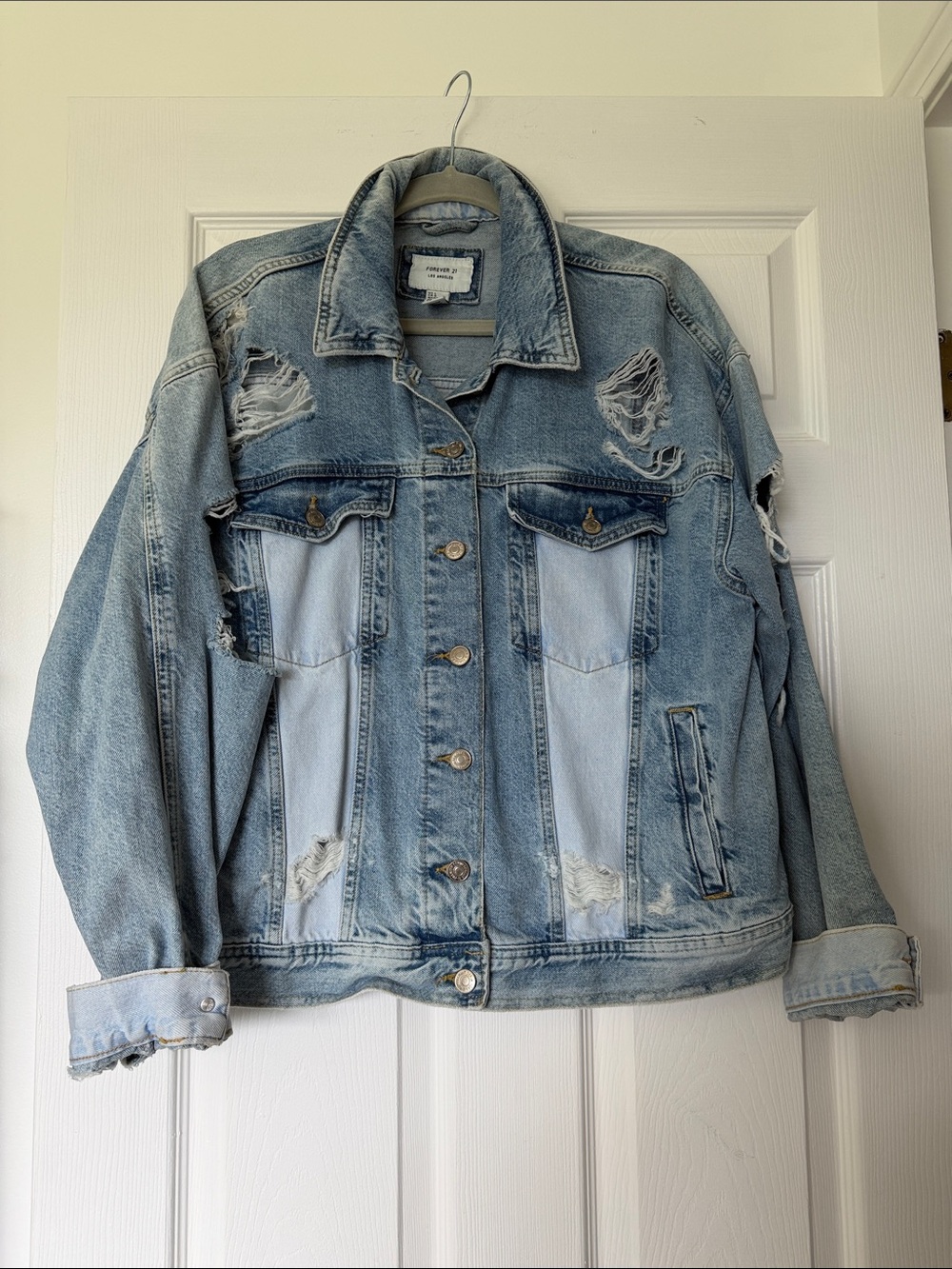 Distressed Denim Jacket